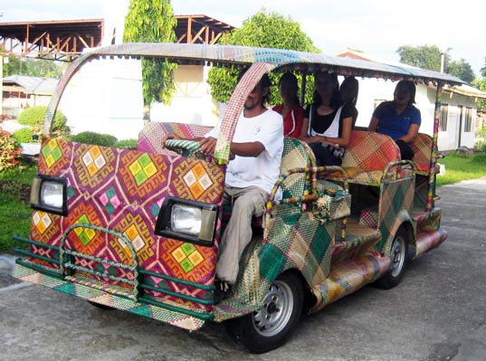Amazing Bamboo Taxis