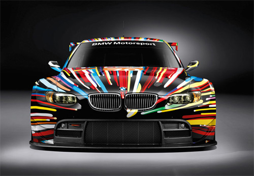 Symbiosis between BMW cars and art