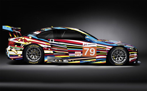 Symbiosis between BMW cars and art