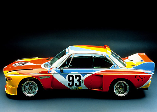 Symbiosis between BMW cars and art