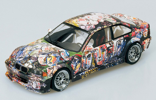 Symbiosis between BMW cars and art