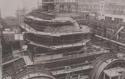 The construction of the Typhoon class top-Pressure Shell 