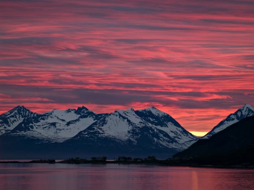 Sunset in Northern Norway