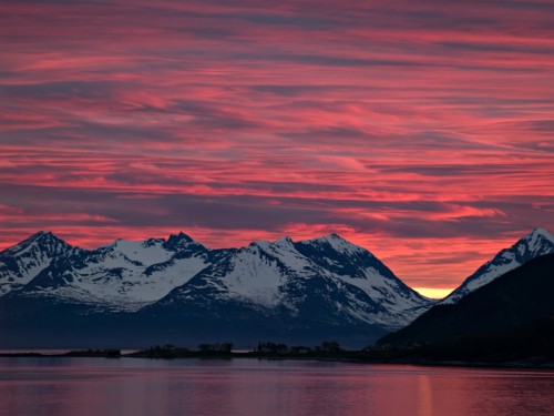 sunset11 Sunset in Northern Norway