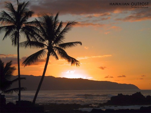 Beach Sunset, Hawaii