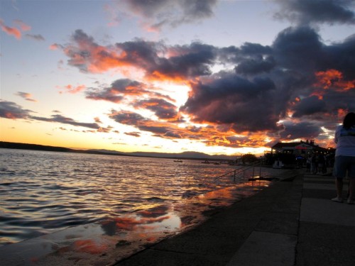 sunset29 Sunset in Selce, Croatia