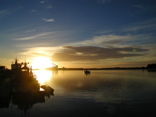 sunset34 Sunset Over Humboldt Bay