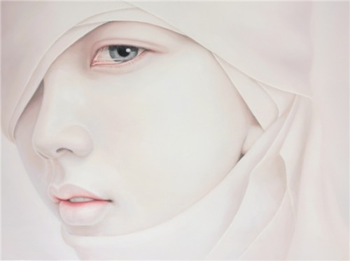Kwon Kyung Yup - Tearful 100X72cm oil in canvas 2007