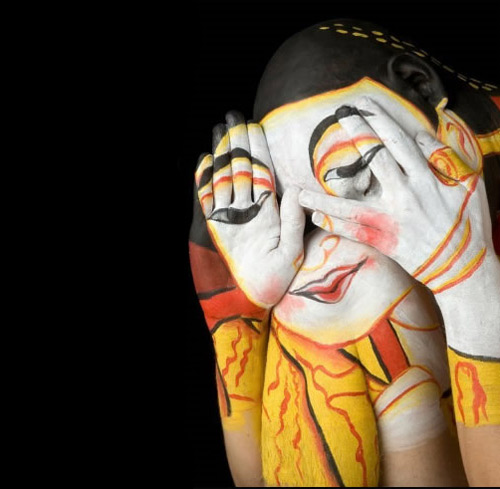 body art asia Fine Arts and Body Painting Equals Amazing Art Work