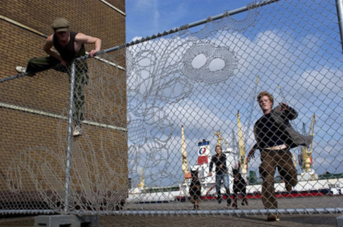 How simple things can soften up boring fences