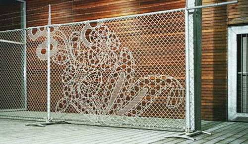 How simple things can soften up boring fences