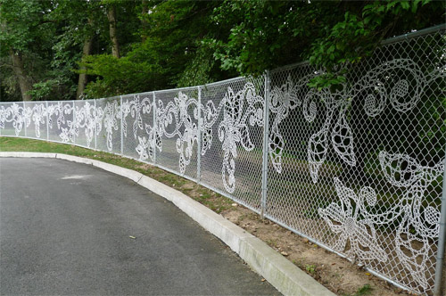 How simple things can soften up boring fences