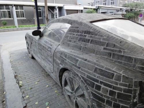 BMW made out of bricks