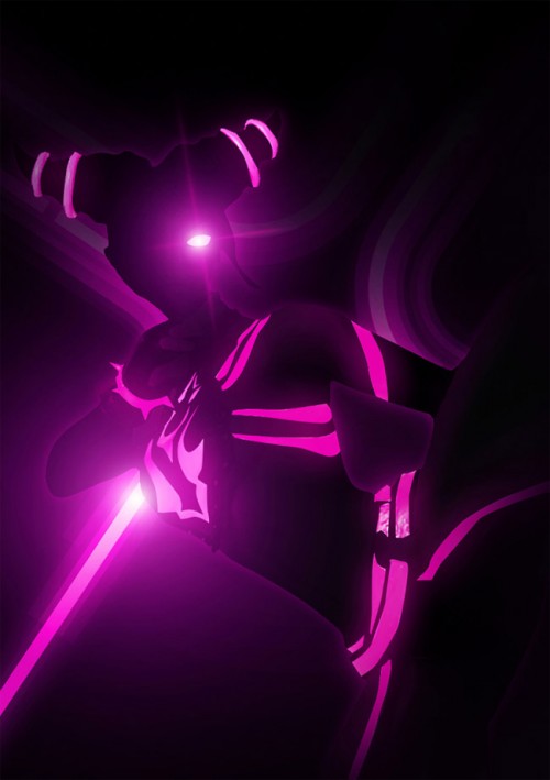 Street Fighter Goes Tron