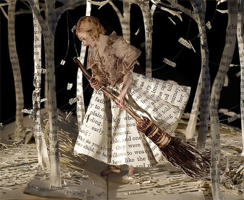 Impressive Book Sculptures and Cut-out Illustrations