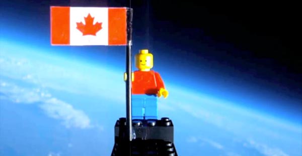 Lego Astronaut in Space