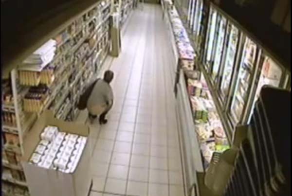 A Dirty Woman Poops Inside A Grocery Store - Video