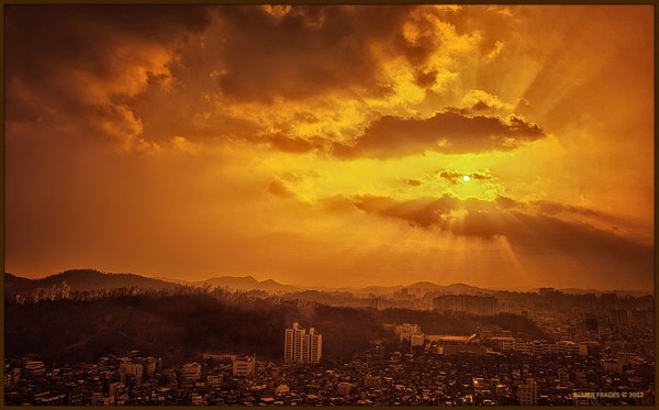 sunset02 Sunset in Seoul, South Korea