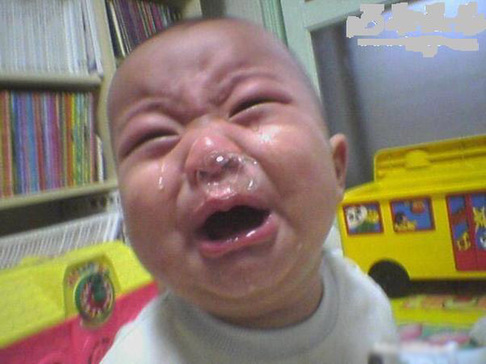 Funny babies facial expressions