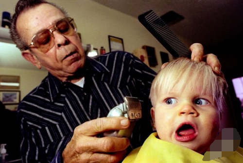 Funny babies facial expressions