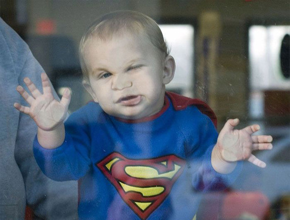 Funny babies facial expressions