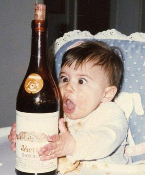 Funny babies facial expressions