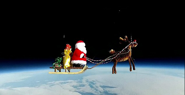 Santa Claus in Space