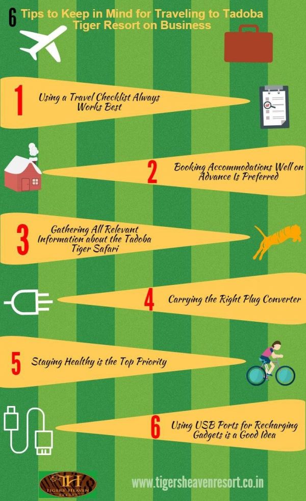 6 Tips to Keep in Mind for Traveling to Tadoba Tiger Resort on Business [Infographic]