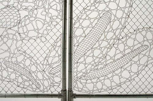 How simple things can soften up boring fences