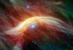 Zeta Ophiuchi, a star 20 times bigger than the sun